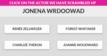 No One Can Solve The Impossible Actor Name Scramble Quiz